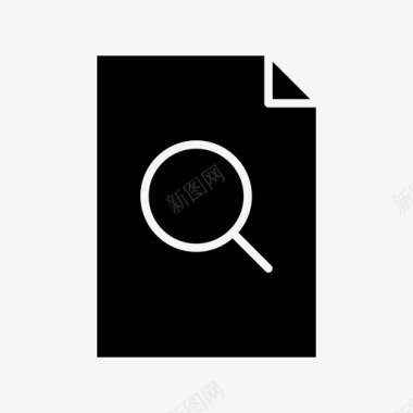 文件和放大镜文件搜索搜索页面图标图标