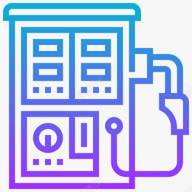 燃油自动售货机6坡度图标图标