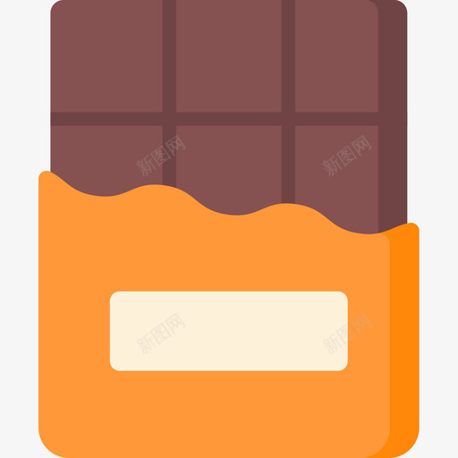 巧克力甜点和糖果10份平的图标svg_新图网 https://ixintu.com 巧克力 平的 甜点和糖果10份