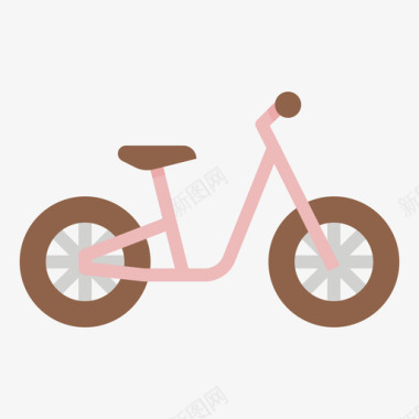 自行车27号自行车平车图标图标