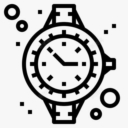 手表手表11直线型图标svg_新图网 https://ixintu.com 手表 直线 线型