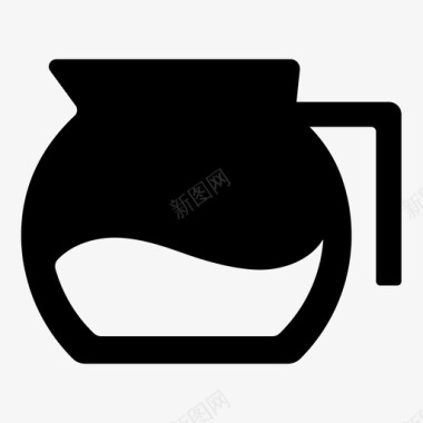 茶壶咖啡壶图标图标