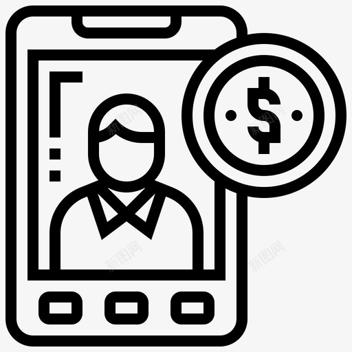 会计会计21线性图标svg_新图网 https://ixintu.com 会计 线性