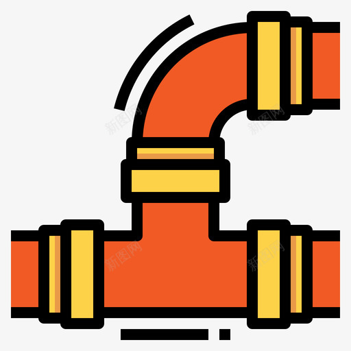 管道结构112线性颜色图标svg_新图网 https://ixintu.com 管道 线性 结构 颜色