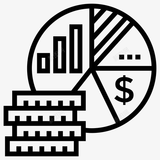 分析财务图分析图数据分析图标svg_新图网 https://ixintu.com 一组储蓄和投资线向量图标 信息图 分析图 分析财务图 数据分析 统计 财务图