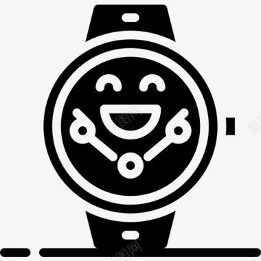 智能手表可爱的tech2填充图标图标
