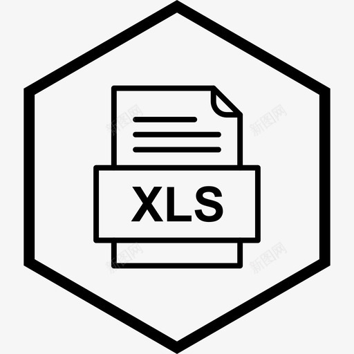 xls文件文件文件类型格式图标svg_新图网 https://ixintu.com 41种 xls 文件 格式 类型