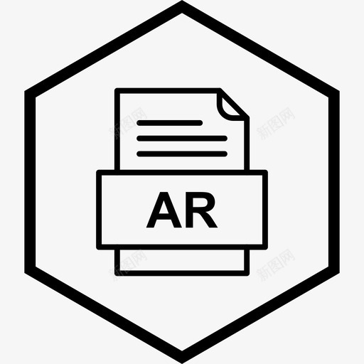 ar文件文件文件类型格式图标svg_新图网 https://ixintu.com 41个 ar 文件 格式 类型