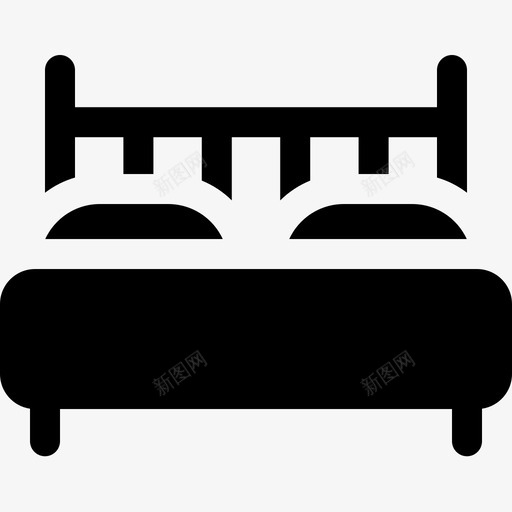 床上睡觉时间充盈图标svg_新图网 https://ixintu.com 充盈 床上 时间 睡觉