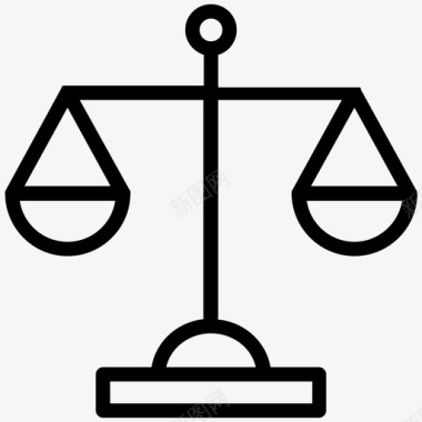 平衡平衡秤公正图标图标