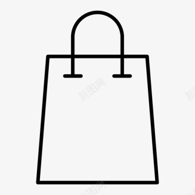购物袋购物车零售图标图标