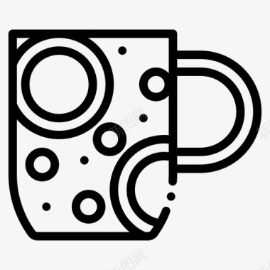 咖啡杯饮料31线性图标图标