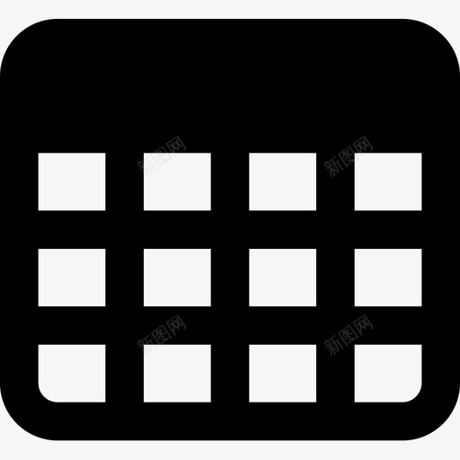 表表4已填充图标svg_新图网 https://ixintu.com 填充