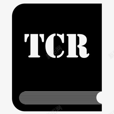 tcr文件电子书文件格式图标图标