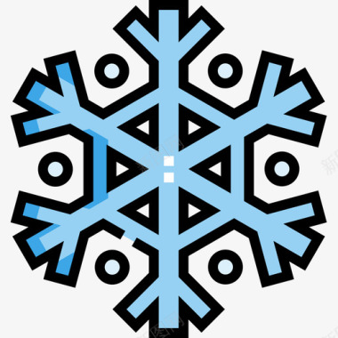 冬季杂项59线性颜色图标图标