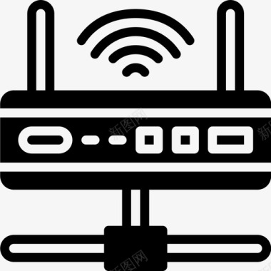 路由器技术72固态图标图标