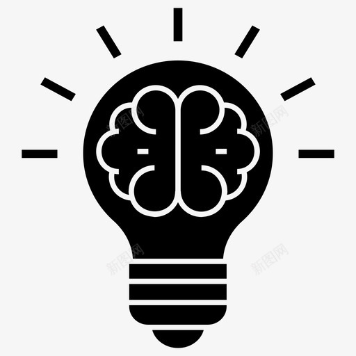 创意大脑创新大脑创新想法图标svg_新图网 https://ixintu.com 创意 创新 合作 向量 团队 大脑 想法 新思维 符号 解决方案 项目管理