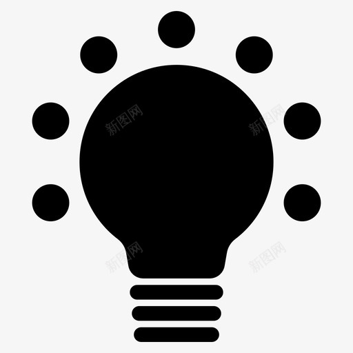 创意商业教育理念图标svg_新图网 https://ixintu.com 创意 商业 教育 灯泡 理念 界面