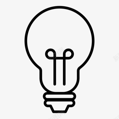 灯泡创新灵感图标图标