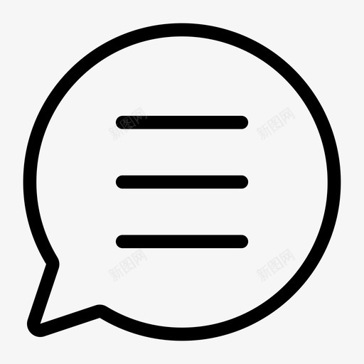 文本气泡对话框图标svg_新图网 https://ixintu.com 像素 完善 对话框 教育 文本 气泡 消息 语音