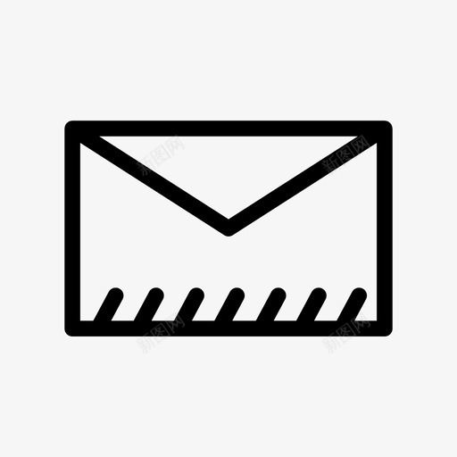 信纸信封信件图标svg_新图网 https://ixintu.com 信件 信封 信纸 留言