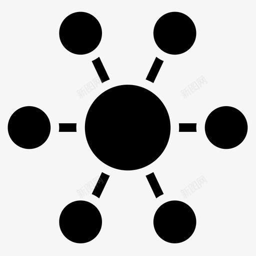 圆图表和图表2字形图标svg_新图网 https://ixintu.com 图表和图表2 圆 字形