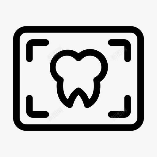 断层摄影牙科牙医图标svg_新图网 https://ixintu.com 摄影 断层 牙医 牙科 牙齿