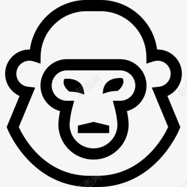 大猩猩动物猴子图标图标