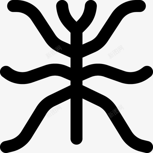 步履昆虫27轮廓图标svg_新图网 https://ixintu.com 昆虫 步履 轮廓