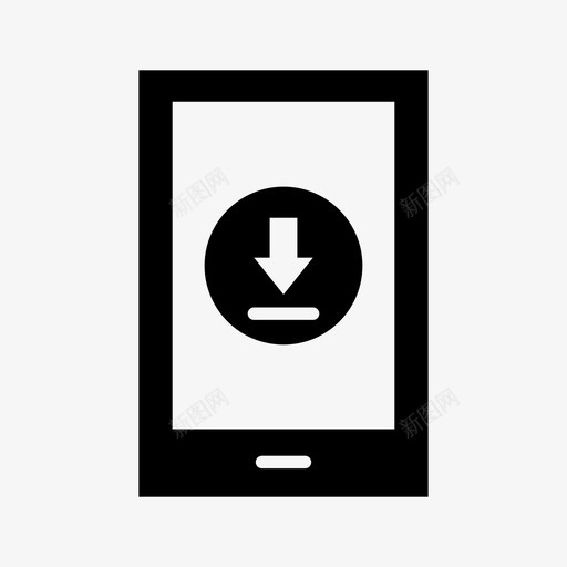 数据文件图标svg_新图网 https://ixintu.com 下载 传送 数据 文件 电话