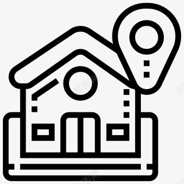 位置地址房子图标图标