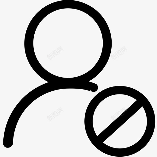 黑名单管理svg_新图网 https://ixintu.com 黑名单管理