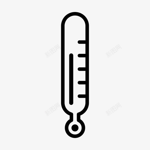 体温计健康医学图标svg_新图网 https://ixintu.com 体温 体温计 健康 医学 生物