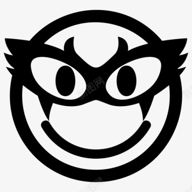 眼镜表情符号护目镜图标图标