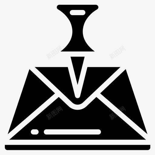 电子邮件操作和提醒填充图标svg_新图网 https://ixintu.com 填充 提醒 操作 电子邮件