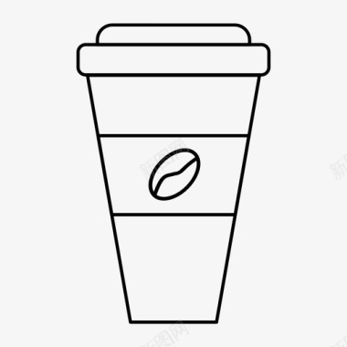 咖啡咖啡豆咖啡杯图标图标