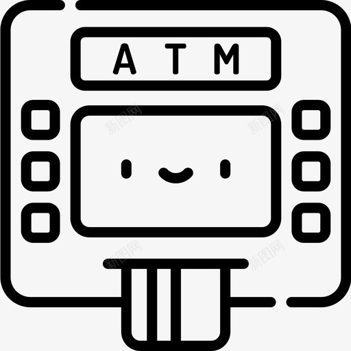 Atm货币83直拨图标svg_新图网 https://ixintu.com Atm 直拨 货币