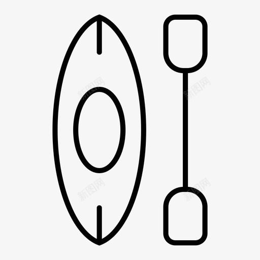 独木舟船漂流图标svg_新图网 https://ixintu.com 交通 暑假 漂流 独木舟 运动