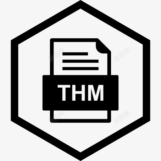 thm文件文件文件类型格式图标svg_新图网 https://ixintu.com 41种文件格式 thm文件文件 文件类型 格式