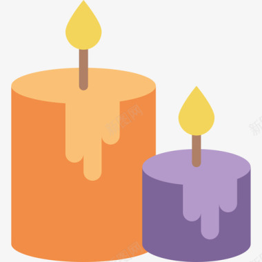 蜡烛感恩节54平的图标图标