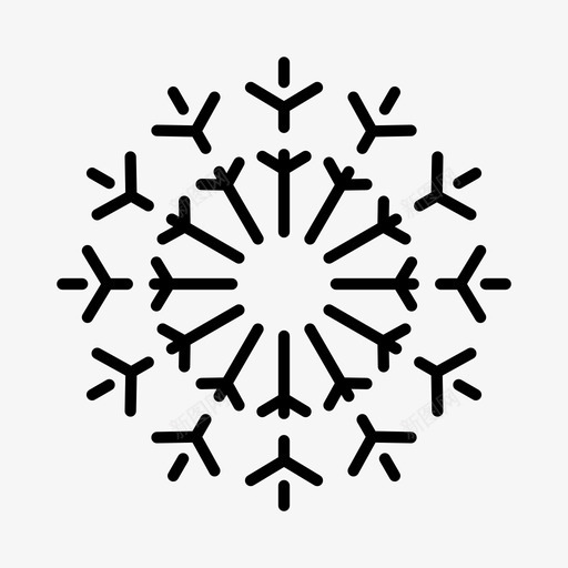 冰晶北极圣诞节图标svg_新图网 https://ixintu.com 冬天 冰晶 北极 圣诞节 雪花