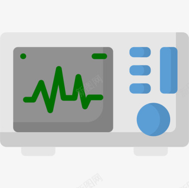 心电图医学147平坦图标图标
