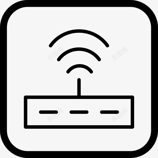 互联网信号路由器wifi图标svg_新图网 https://ixintu.com wifi 互联网信号 搜索引擎优化 路由器