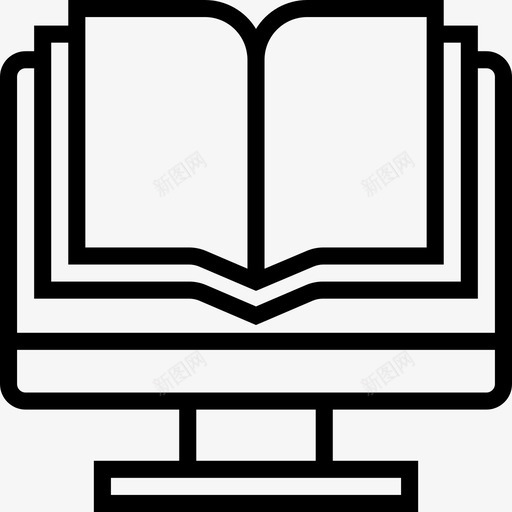 计算机电子学习19线性图标svg_新图网 https://ixintu.com 学习 电子 电子学 线性 计算机
