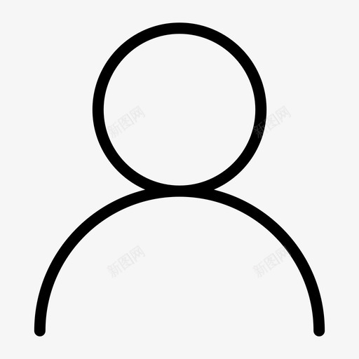 用户人身份图标svg_新图网 https://ixintu.com 人员 办公室 用户 身份