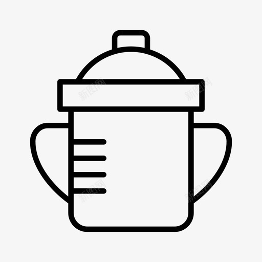 奶瓶婴儿杯子图标svg_新图网 https://ixintu.com 奶瓶 婴儿 杯子 牛奶 饮料