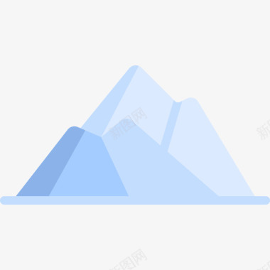 高山北极15平坦图标图标