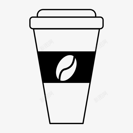 咖啡咖啡豆咖啡杯图标svg_新图网 https://ixintu.com 咖啡 咖啡杯 咖啡豆