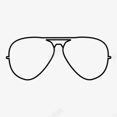 飞行员眼镜眼镜护目镜图标图标