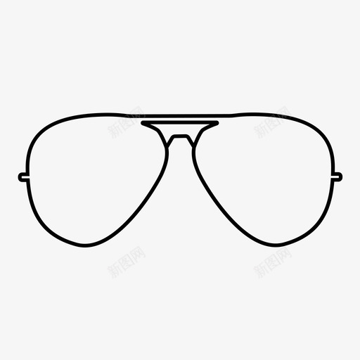 飞行员眼镜眼镜护目镜图标svg_新图网 https://ixintu.com 太阳镜 护目镜 眼镜 飞行员